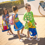 Childy X wigglewiggle Mesh Tote Bag - Blue