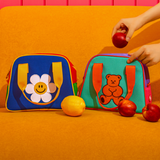 Color Block Cooler Bag - Smile We Love