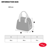 Color Block Cooler Bag - Smile We Love