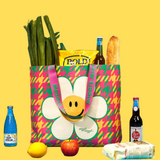 Reusable Shopper Bag (L) - Hound Tooth Check