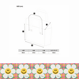 Reusable Shopper Bag (L) - Hound Tooth Check