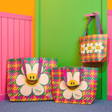 Reusable Shopper Bag (S) - Hound Tooth Check