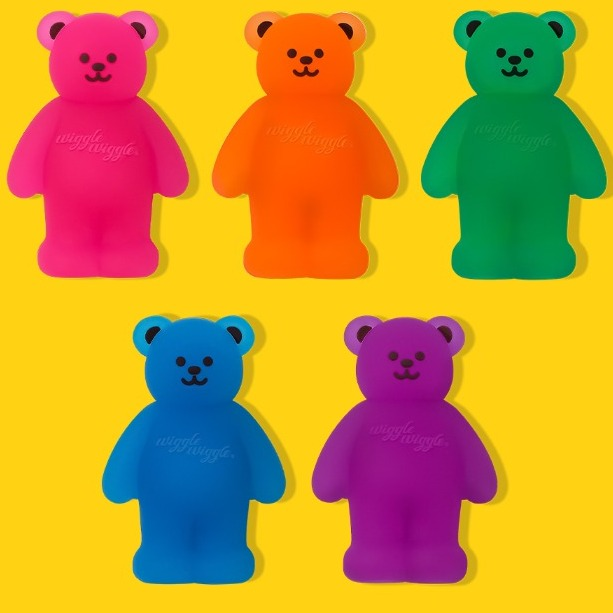 【Wiggle Wiggle】Jelly Charm SET [Bear Friends] Jelly Charm SET (5EA) - Bear Friends – Wiggle Wiggle Indonesia