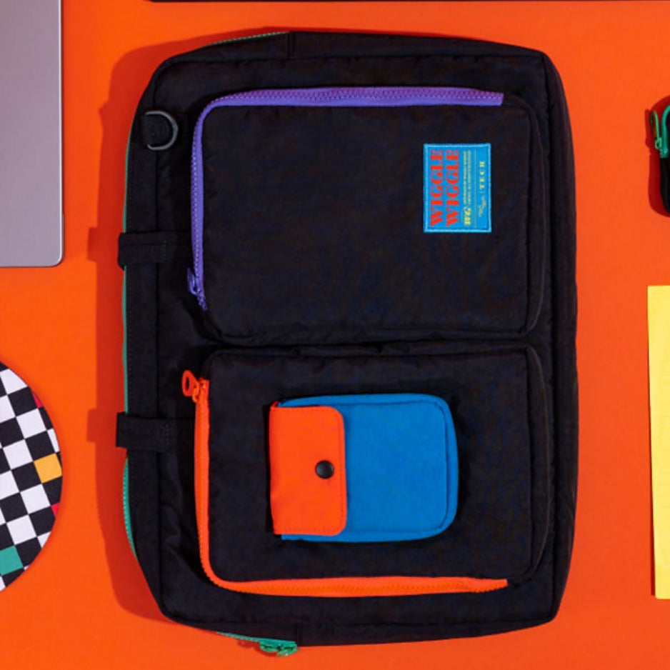 Laptop Twoway Bag - Black – Wiggle Wiggle Indonesia