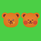 Trivet 2P SET - Wiggle Bear