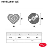 Trivet 2P SET - Wiggle Heart & Music