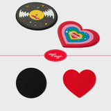 Trivet 2P SET - Wiggle Heart & Music