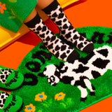 Floor Mat - Don't Panic Green