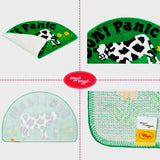 Floor Mat - Don't Panic Green