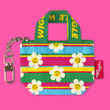 Mini Tarpaulin Bag Keyring - Rainbow Crush Smile