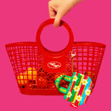 Mini Tarpaulin Bag Keyring - Rainbow Crush Smile