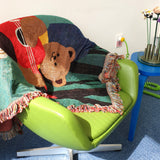Square Rug - Camping Bear