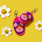 Mini Slipper Keyring - Little Play Bunny