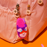 Mini Slipper Keyring - Little Play Bunny