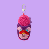 Mini Slipper Keyring - Little Play Bunny