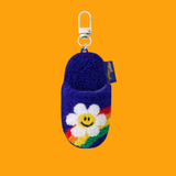 Mini Slipper Keyring - Rainbow Smile