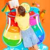 Big Size Beach Towel - Cocktail Party