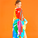 Big Size Beach Towel - Cocktail Party