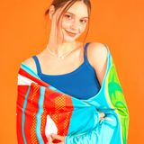 Big Size Beach Towel - Cocktail Party