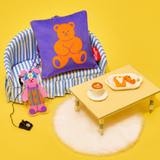 Cushion Keyring - Teddy Bear