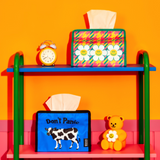 Tissue Cover - Houndtooth check