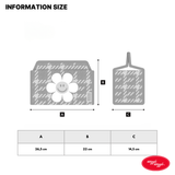 Tissue Cover - Houndtooth check