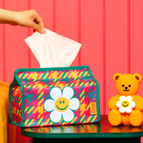 Tissue Cover - Houndtooth check