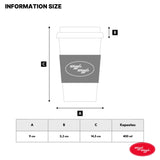 Bamboo Eco Mug Cup - Smile We Love Check