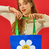 Reusable Shopper Bag(S) - Smile We Love Blue