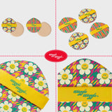 Cushion Puff 4P Set - Yellow