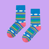 Pattern Socks - Cotton Cloud