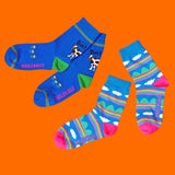 Pattern Socks - Don't Panic