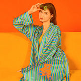 Silky Robe - Teddy Bear