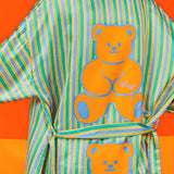 Silky Robe - Teddy Bear