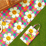 Picnic Mat - Hound Tooth Check