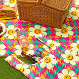 Picnic Mat - Hound Tooth Check