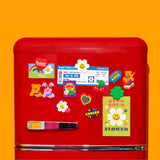 PVC Magnet Set - Smile Lucky Cherry