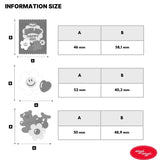 PVC Magnet Set - Jelly Happy Mix