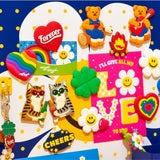 PVC Magnet Set - Jelly Happy Mix