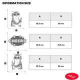 PVC Magnet Set - Drunken Cat