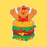 Point Sticker - Burger Time
