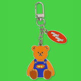 Metal Charm Keyring - Wiggle Bear