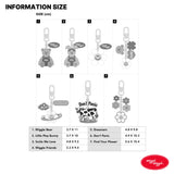 Metal Charm Keyring - Smile We Love