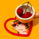 Acrylic Coaster - Drunken Cat