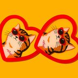 Acrylic Coaster - Drunken Cat