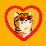 Acrylic Coaster - Drunken Cat