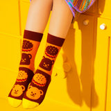 Pattern Socks -Wiggle Bear Cookie