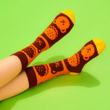 Pattern Socks -Wiggle Bear Cookie