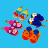 Mini Slipper Keyring - Twin Bear