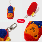 Mini Slipper Keyring - Twin Bear